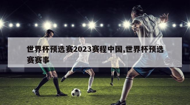世界杯预选赛2023赛程中国,世界杯预选赛赛事